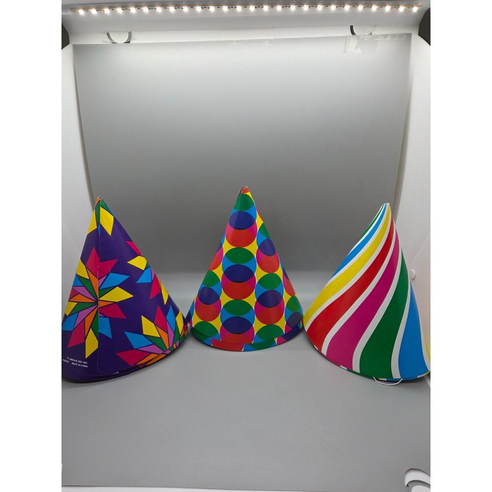 Vintage Party Hats 1990s 6 Hats By Unique